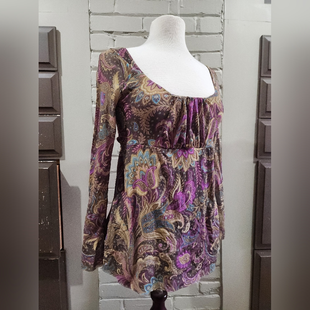 Sweet Pea by Stacy Frati Multicolor Paisley Top, M